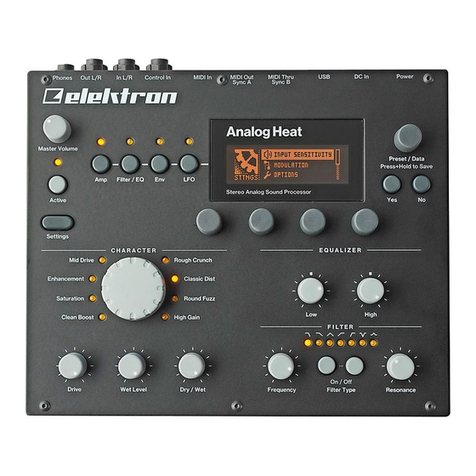 Elektron Analog heat User manual