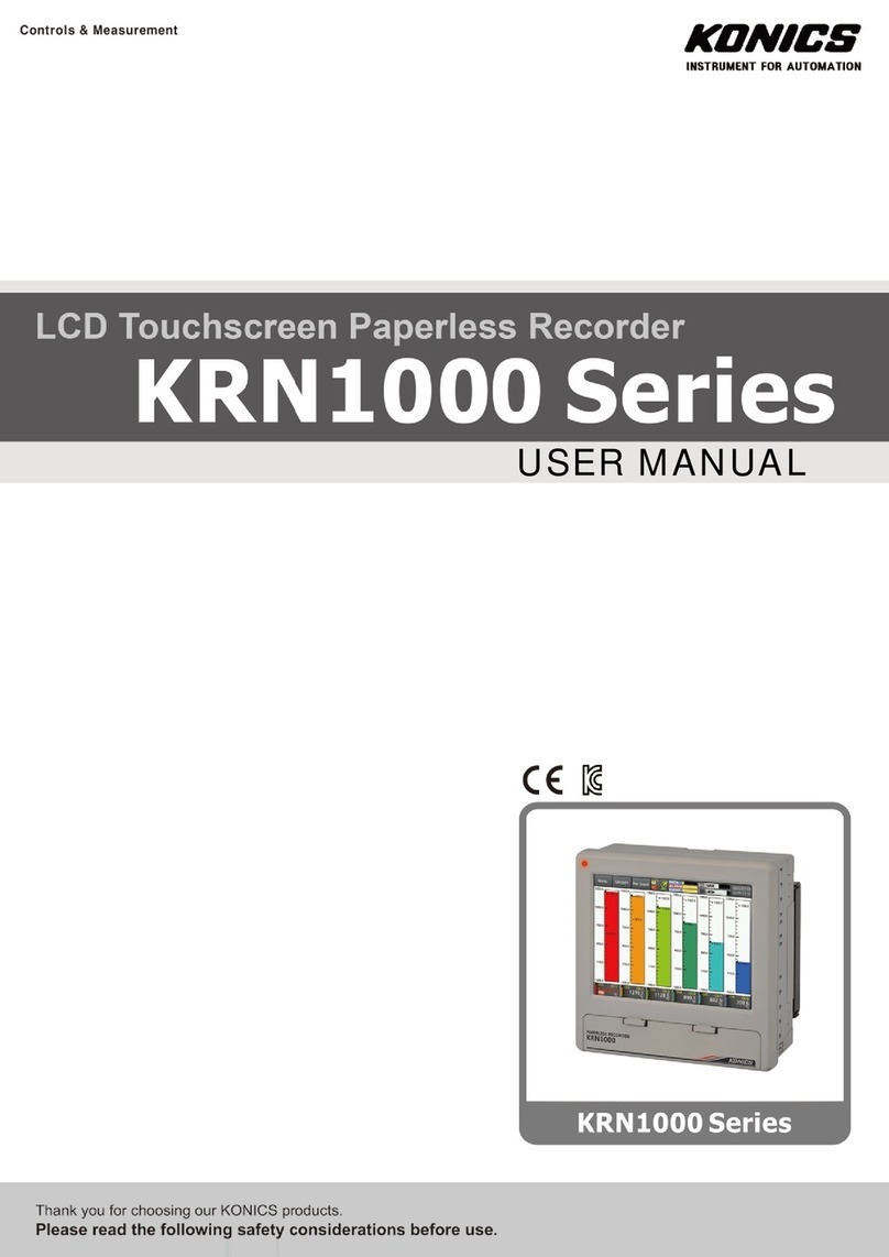KONICS KRN1000 SERIES user manual