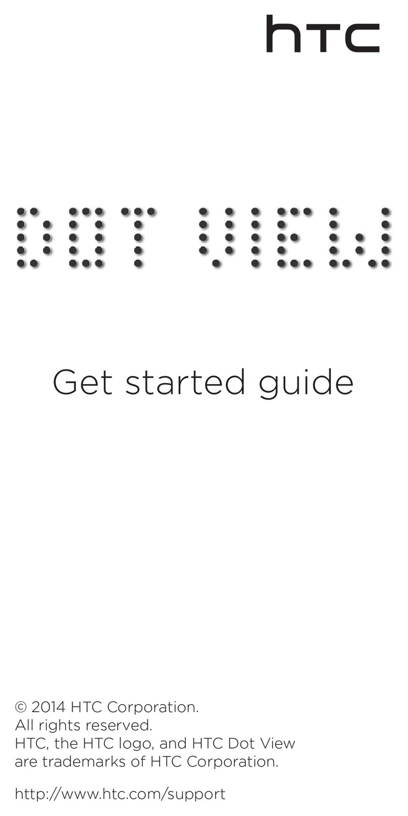 HTC DotView Specification sheet HTC DotView Specification sheet