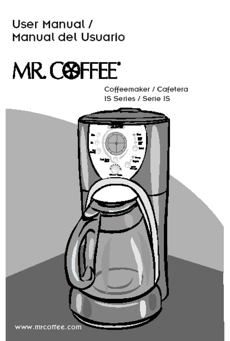 Mr. Coffee IS12 user manual