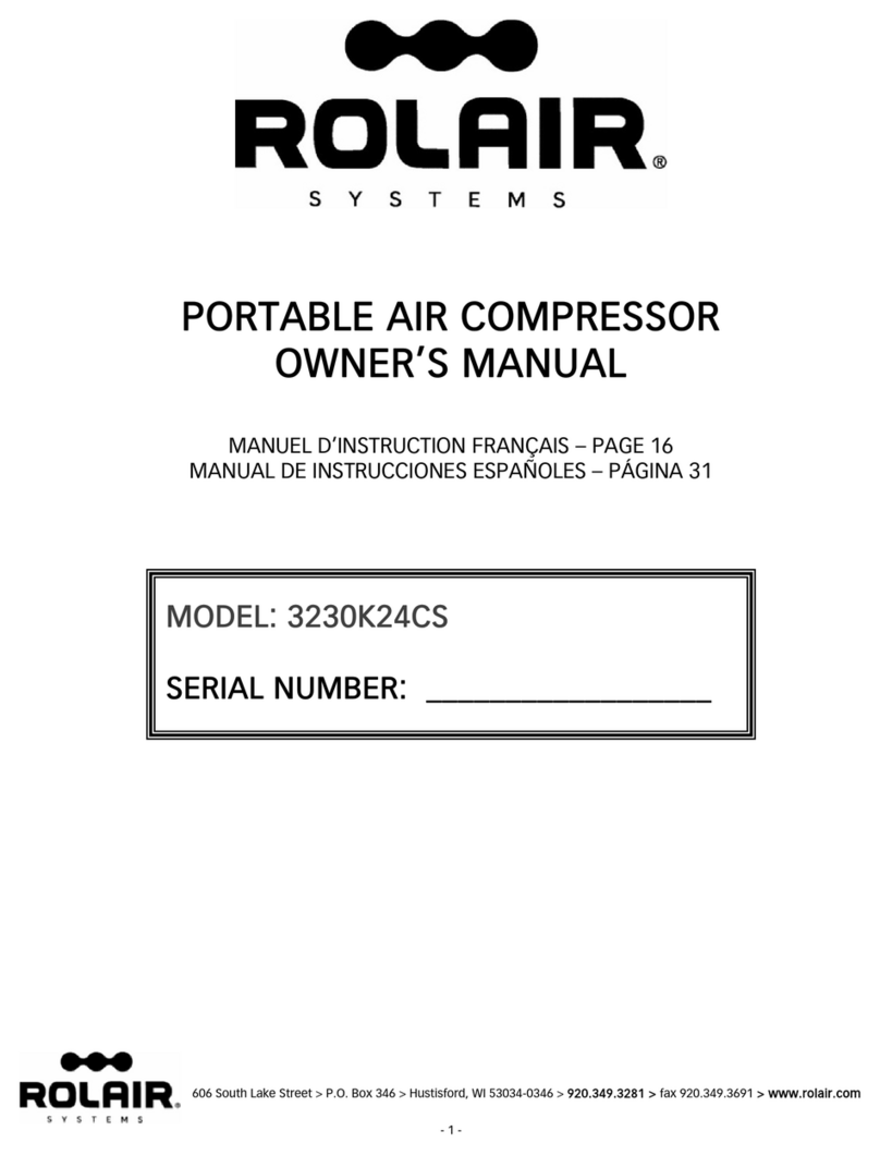 Roliar 3230K24CS owner's manual