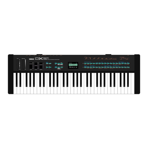 Yamaha DX21 User manual Yamaha DX21 User manual
