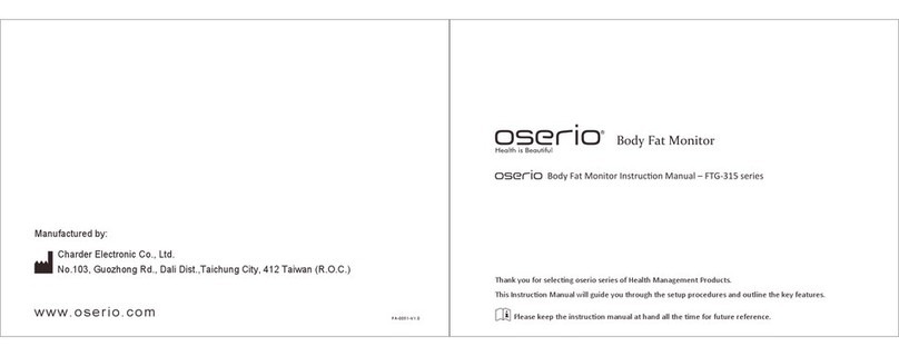 oserio FTG-315 series User manual oserio FTG-315 series User manual