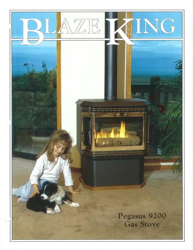 Blaze King Pegasus 9200 Quick start guide
