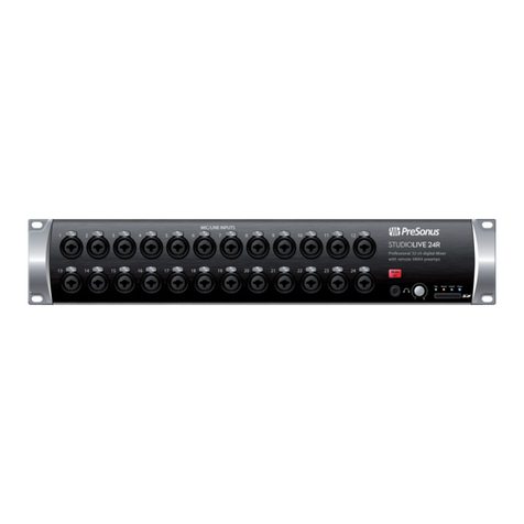 PRESONUS StudioLive series III User manual