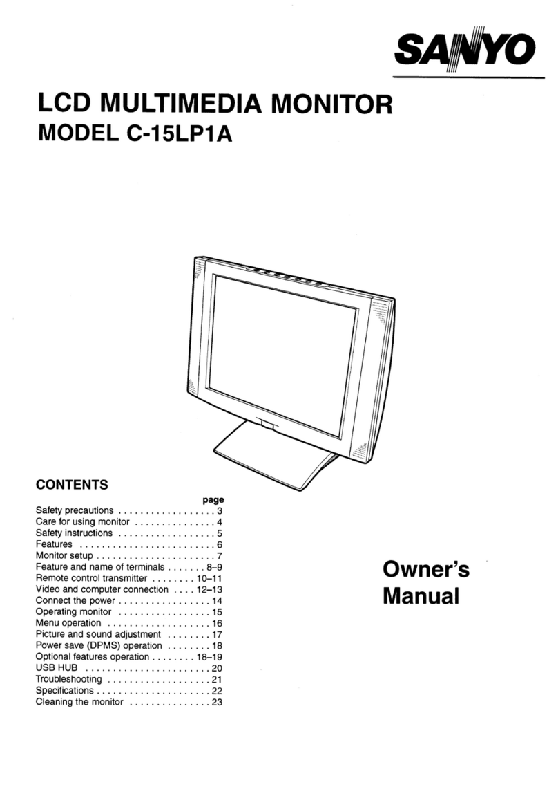 Sanyo C-15LP1A User manual Sanyo C-15LP1A User manual