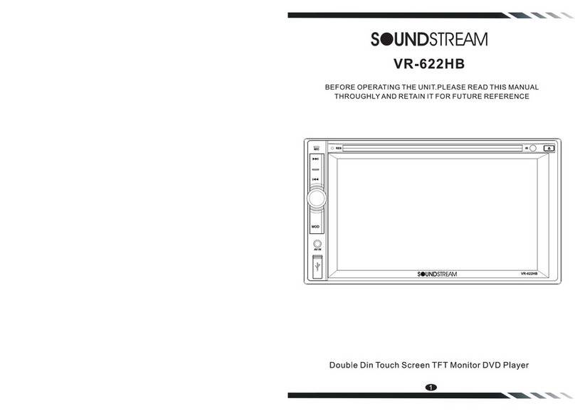 Soundstream VR-622HB User manual
