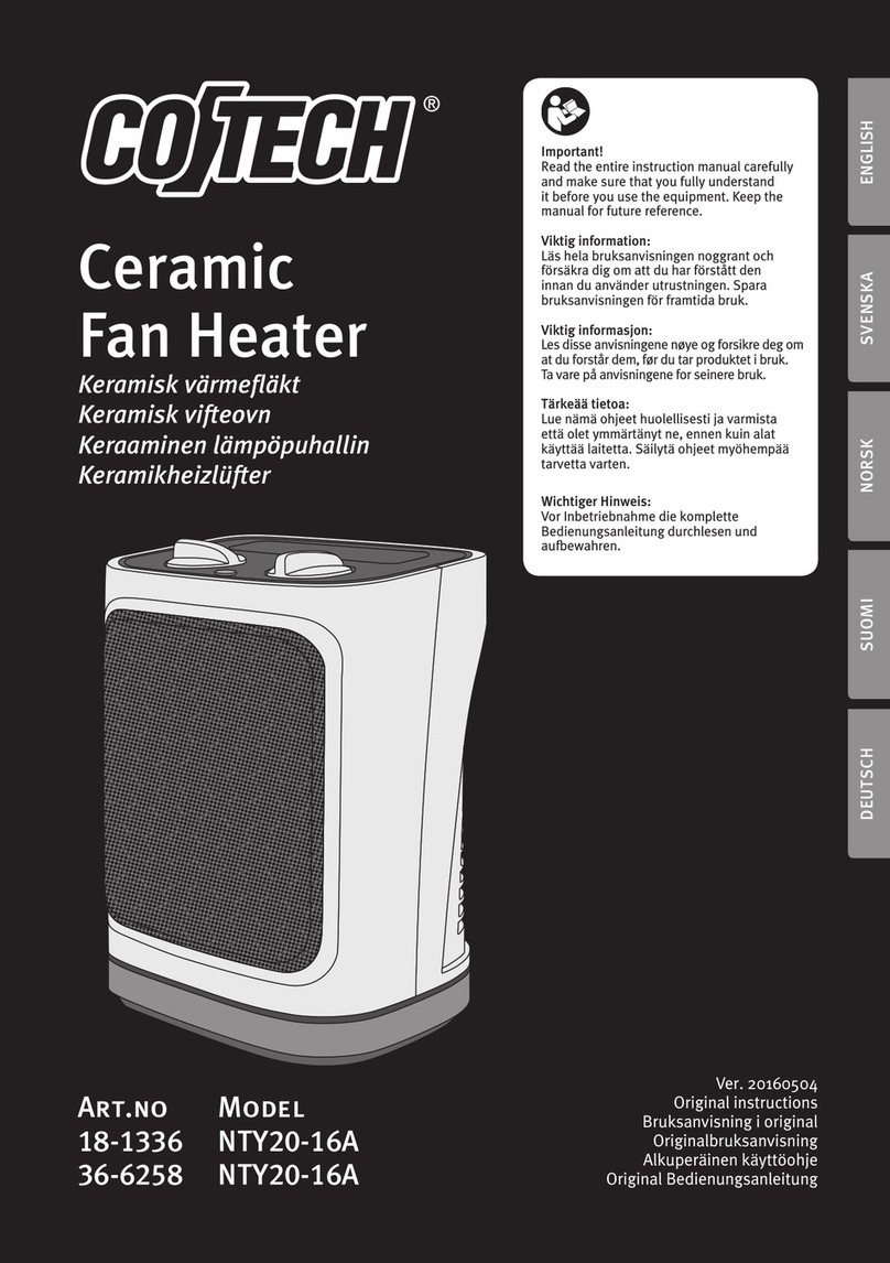 CO/Tech NTY20-16A User manual