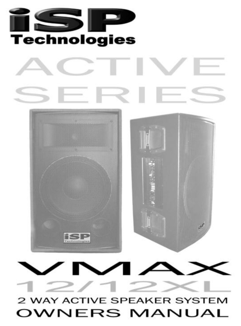 iSP Technologies VMAX 12 User manual iSP Technologies VMAX 12 User manual