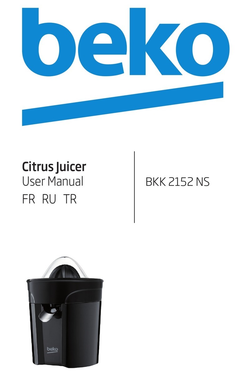 Beko BKK 2152 NS User manual