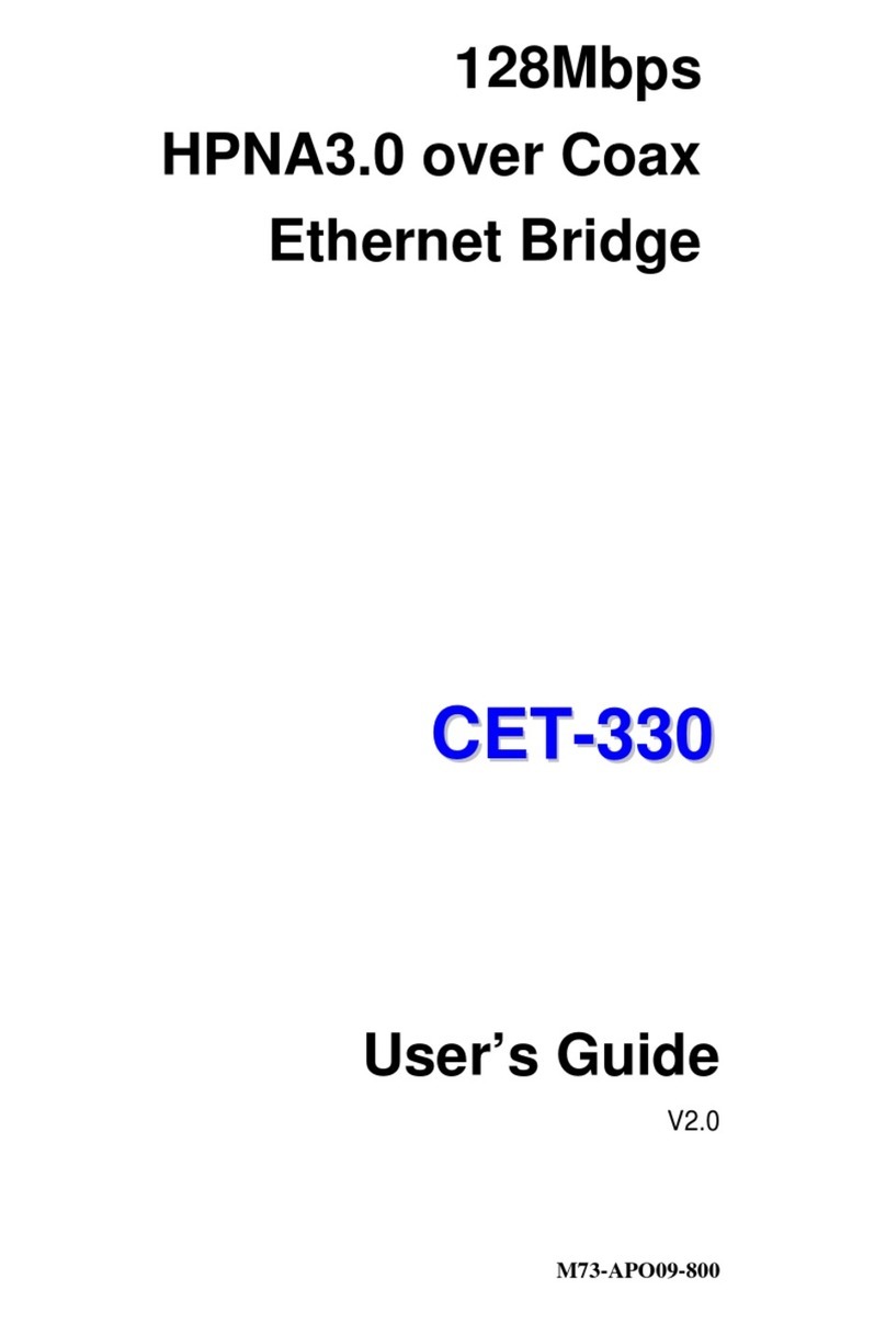 PowerNet CET-330 User manual