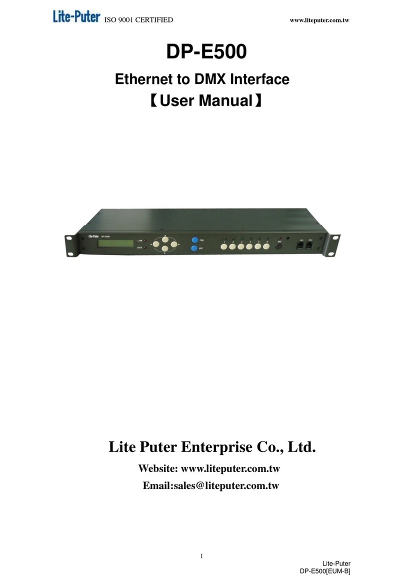 Lite-Puter DP-E500 User manual