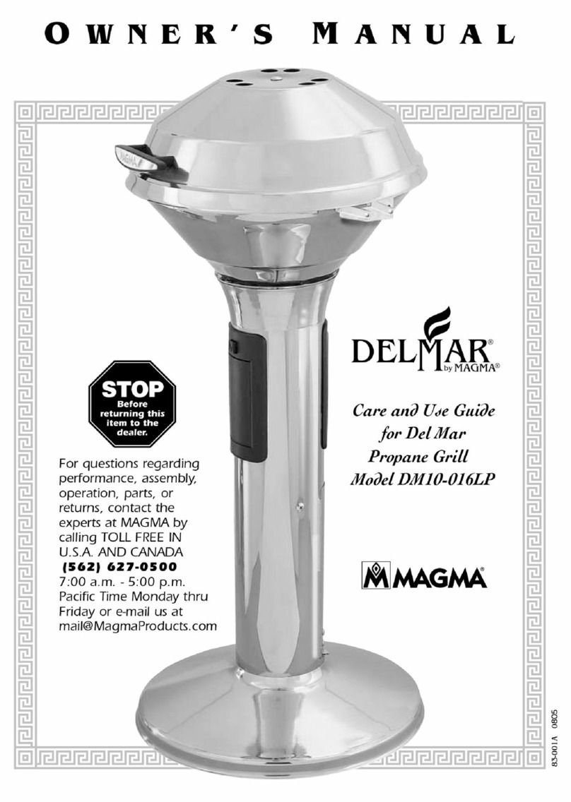 Del Mar DM10-016LP Care and use guide