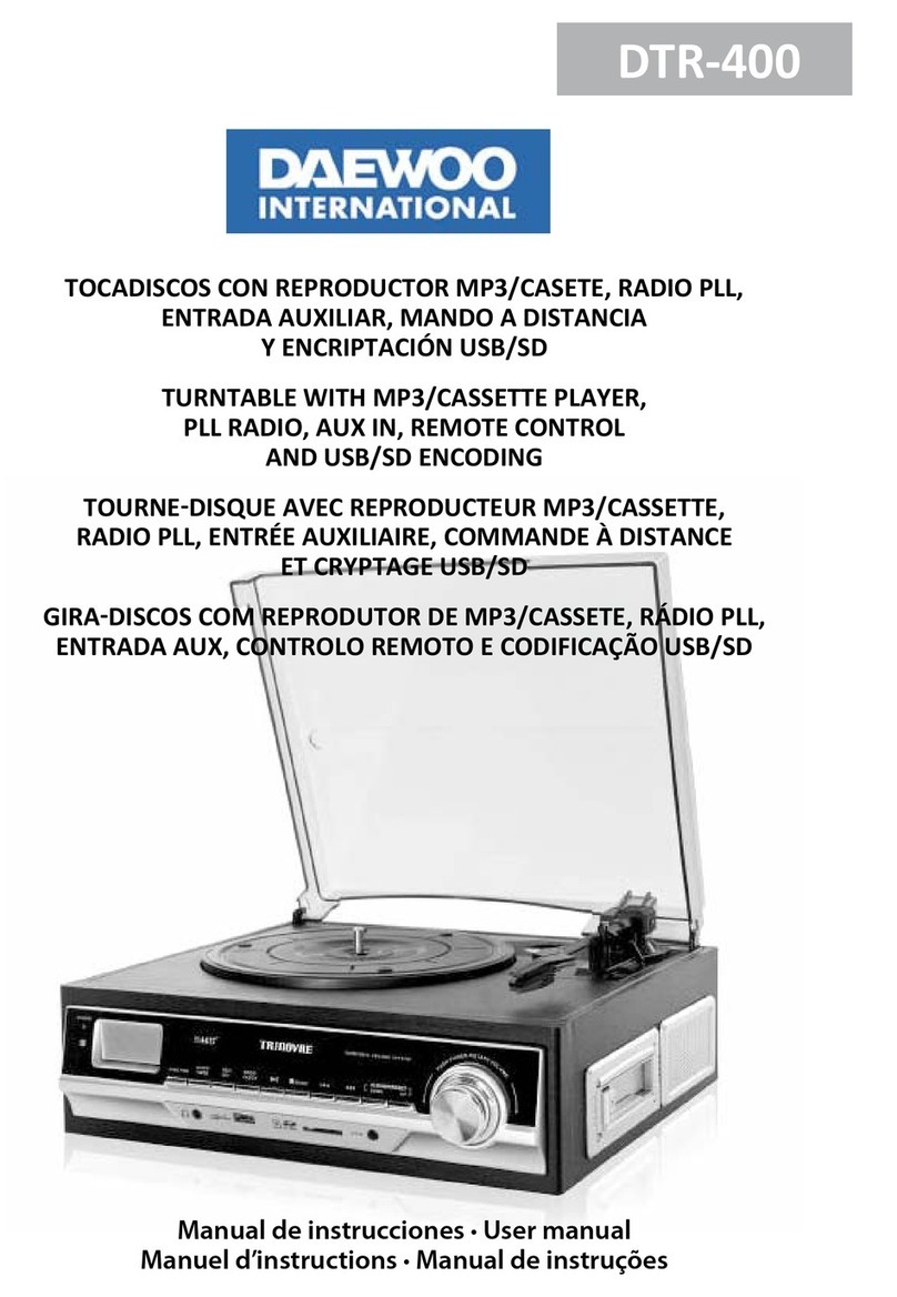 Daewoo DTR-400 user manual