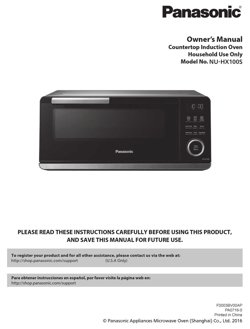 Panasonic NU-HX100S User manual