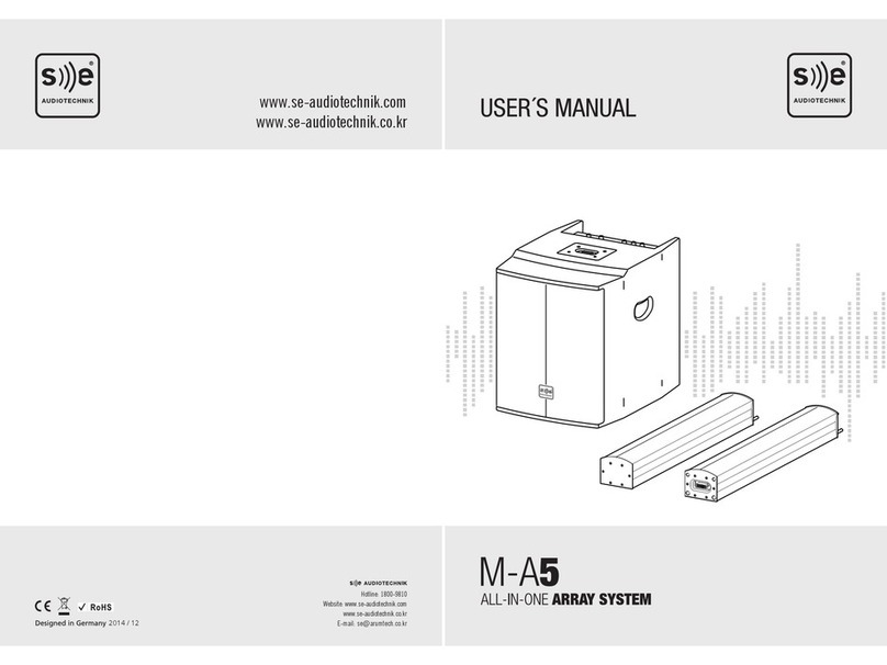 SE Audiotechnik M-A5 user manual