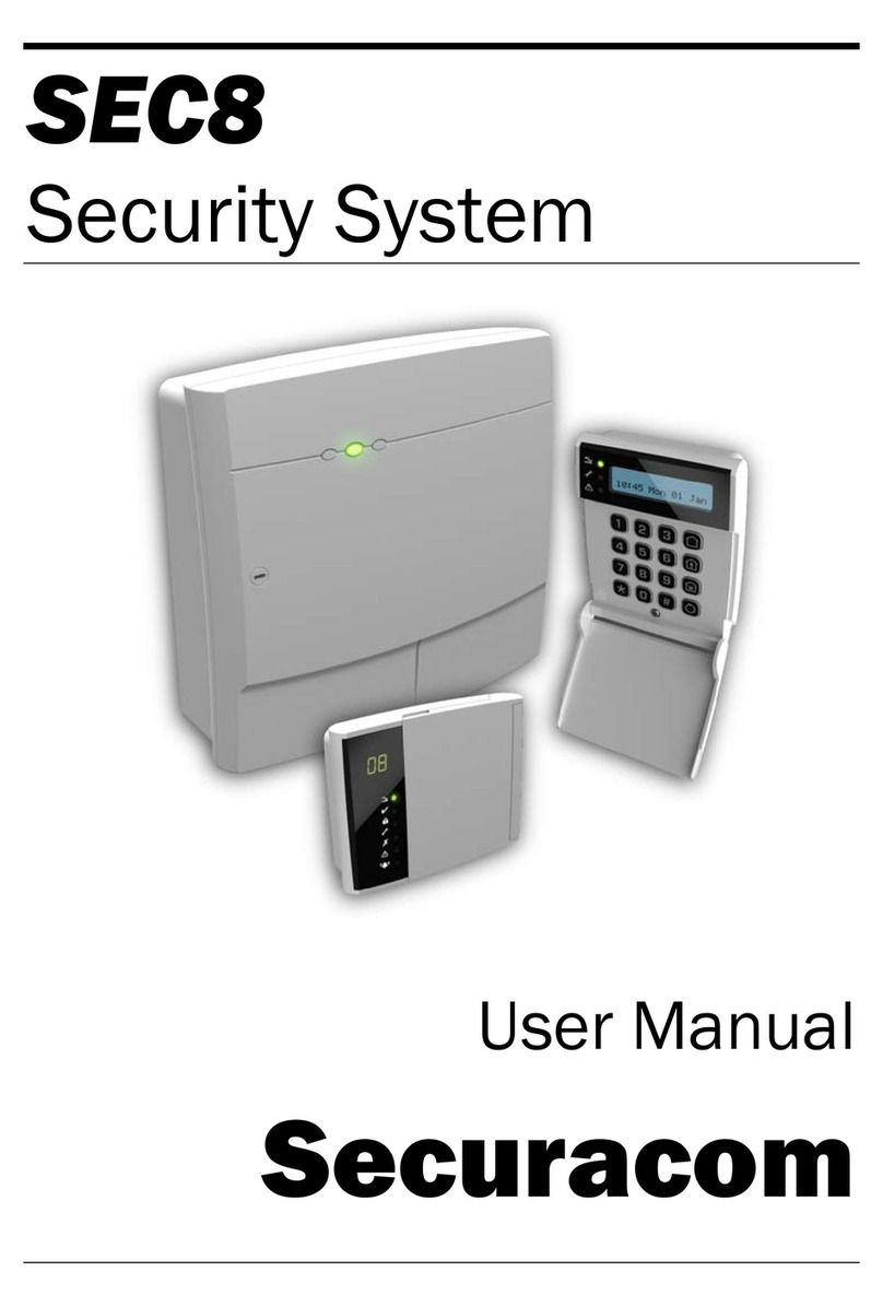 Securacom SEC8 user manual