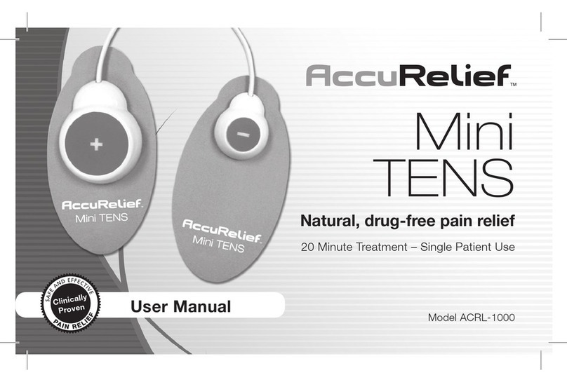 AccuRelief MiniTENS ACRL-1000 user manual