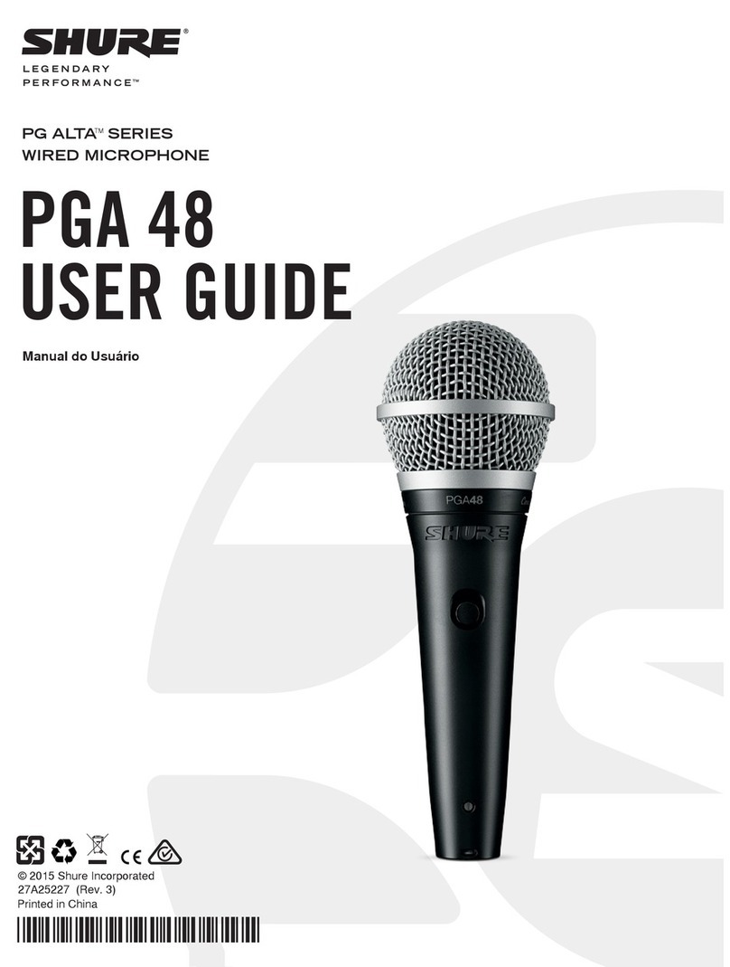 Shure PGA 48 user guide