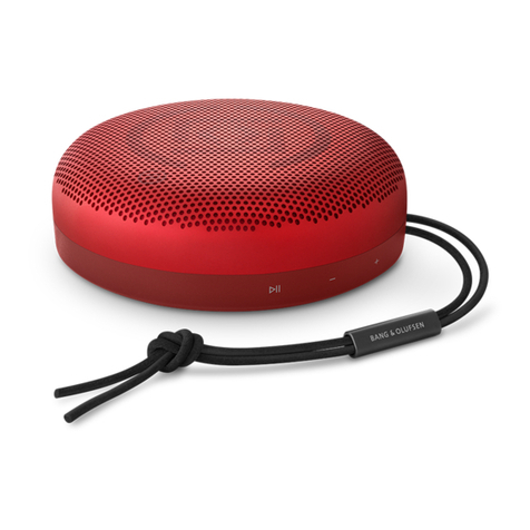 Bang & Olufsen BeoPlay A1 User manual Bang & Olufsen BeoPlay A1 User manual