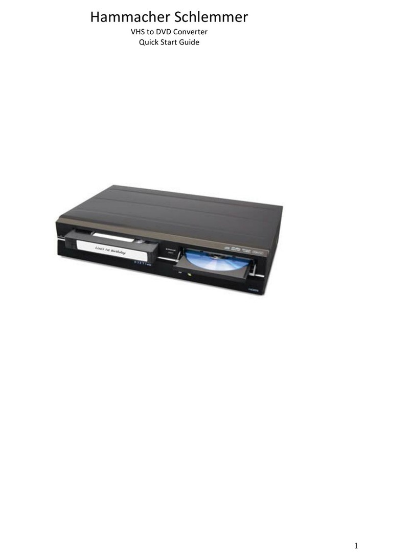 Hammacher Schlemmer 84007 User manual