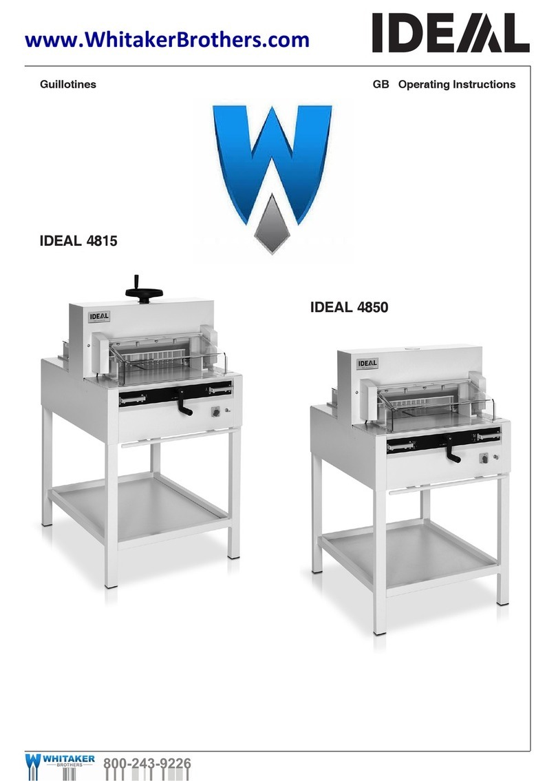 IDEAL 4815 operating instructions