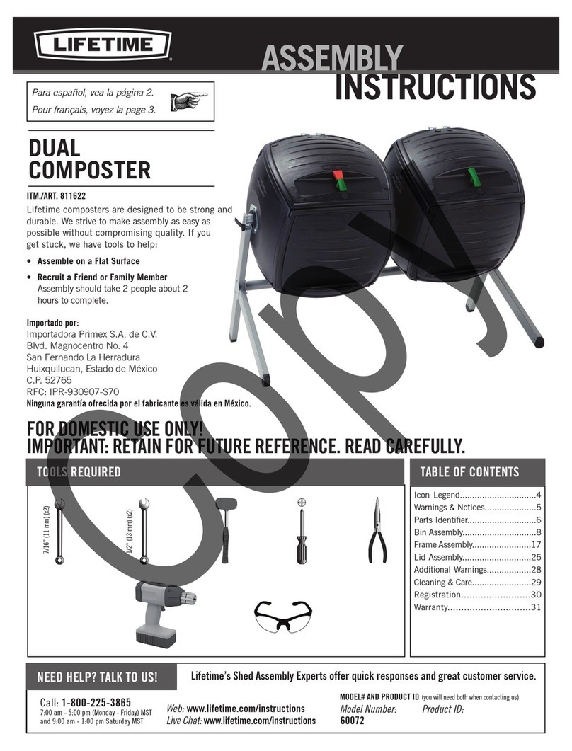 Lifetime 60072 Assembly instructions