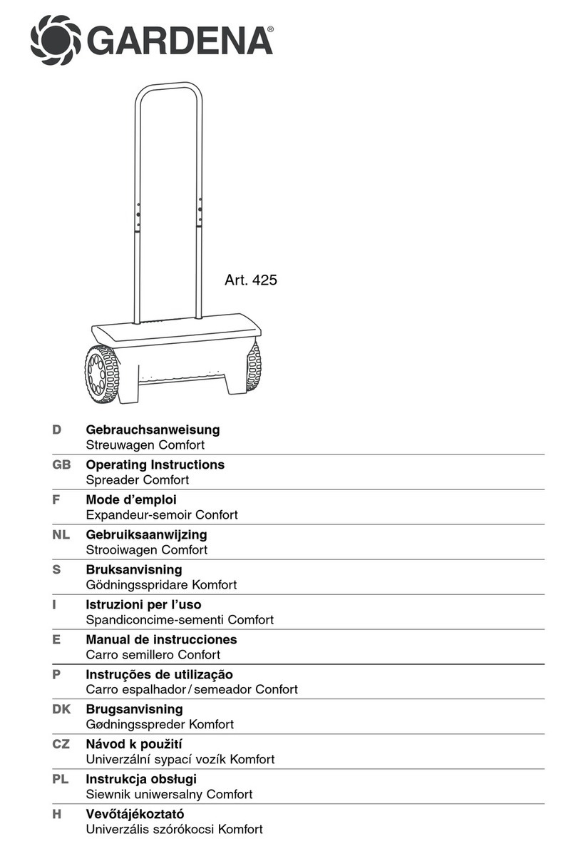 Gardena 425 operating instructions
