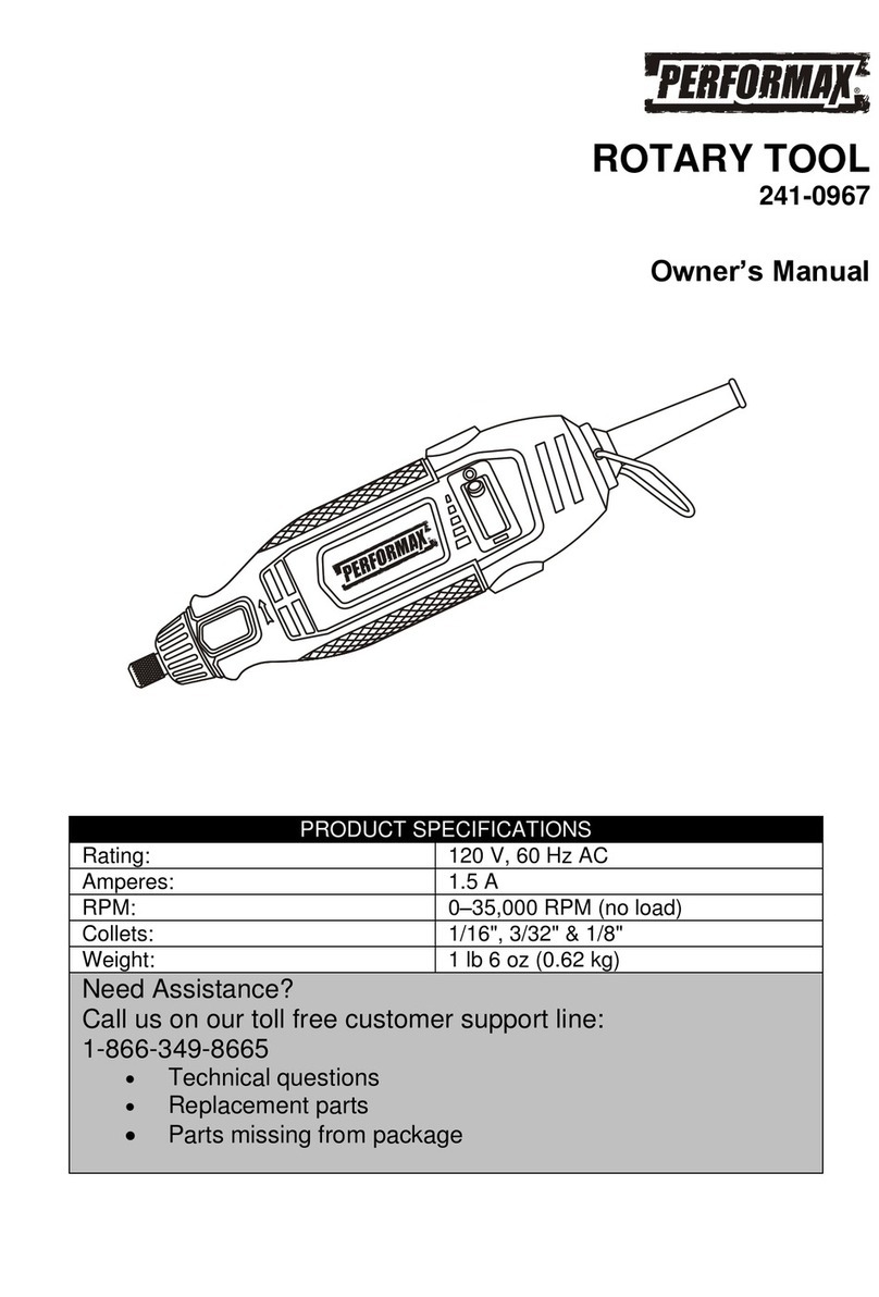 Performax 241-0967 owner's manual
