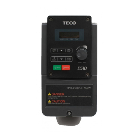 TECO e510 series instruction manual