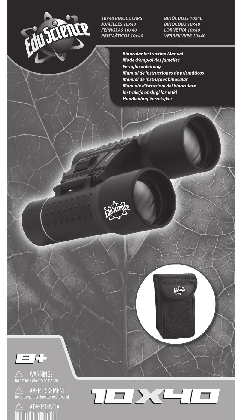 Edu Science 10x40 BINOCULARS instruction manual
