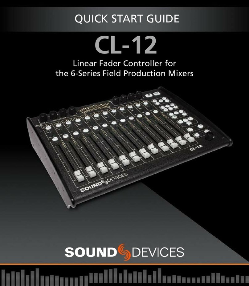 Sound Devices CL-12 quick start guide