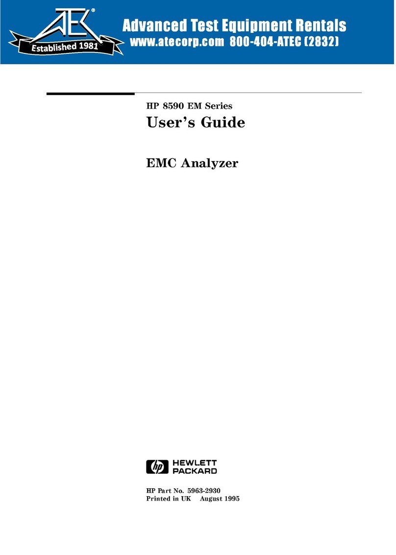 HP 8590 EM Series User manual