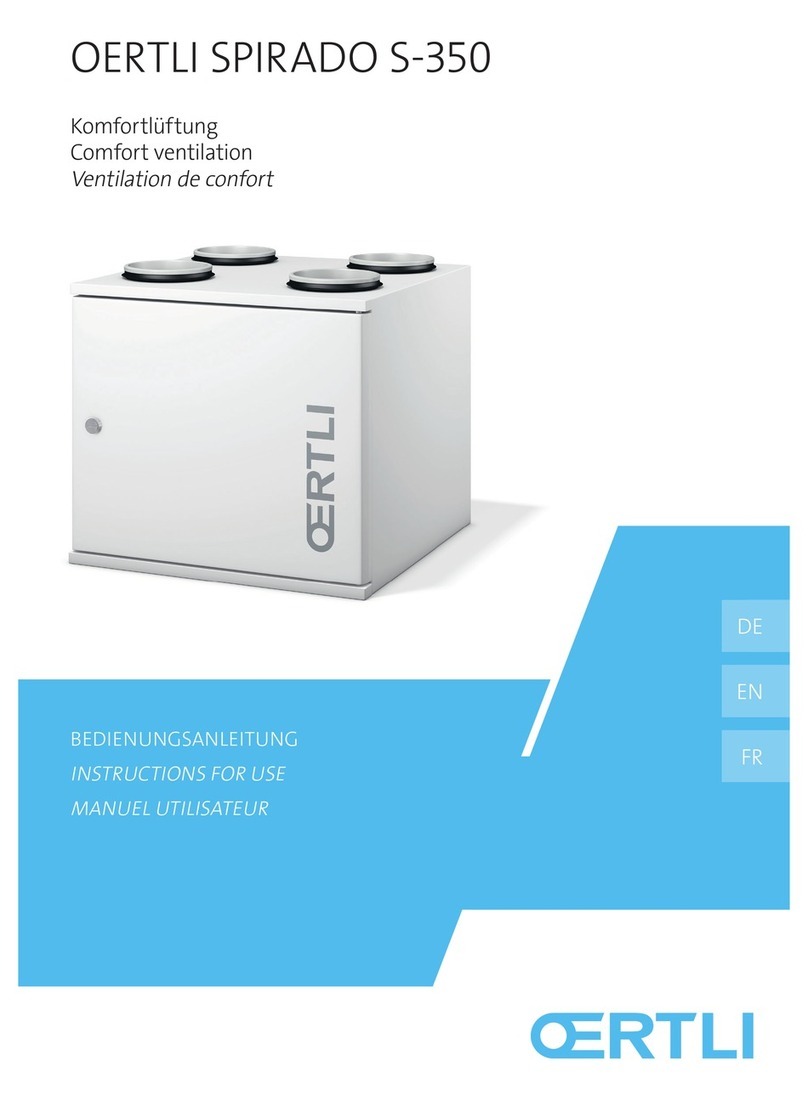 OERTLI SPIRADO S-350 Instructions for use