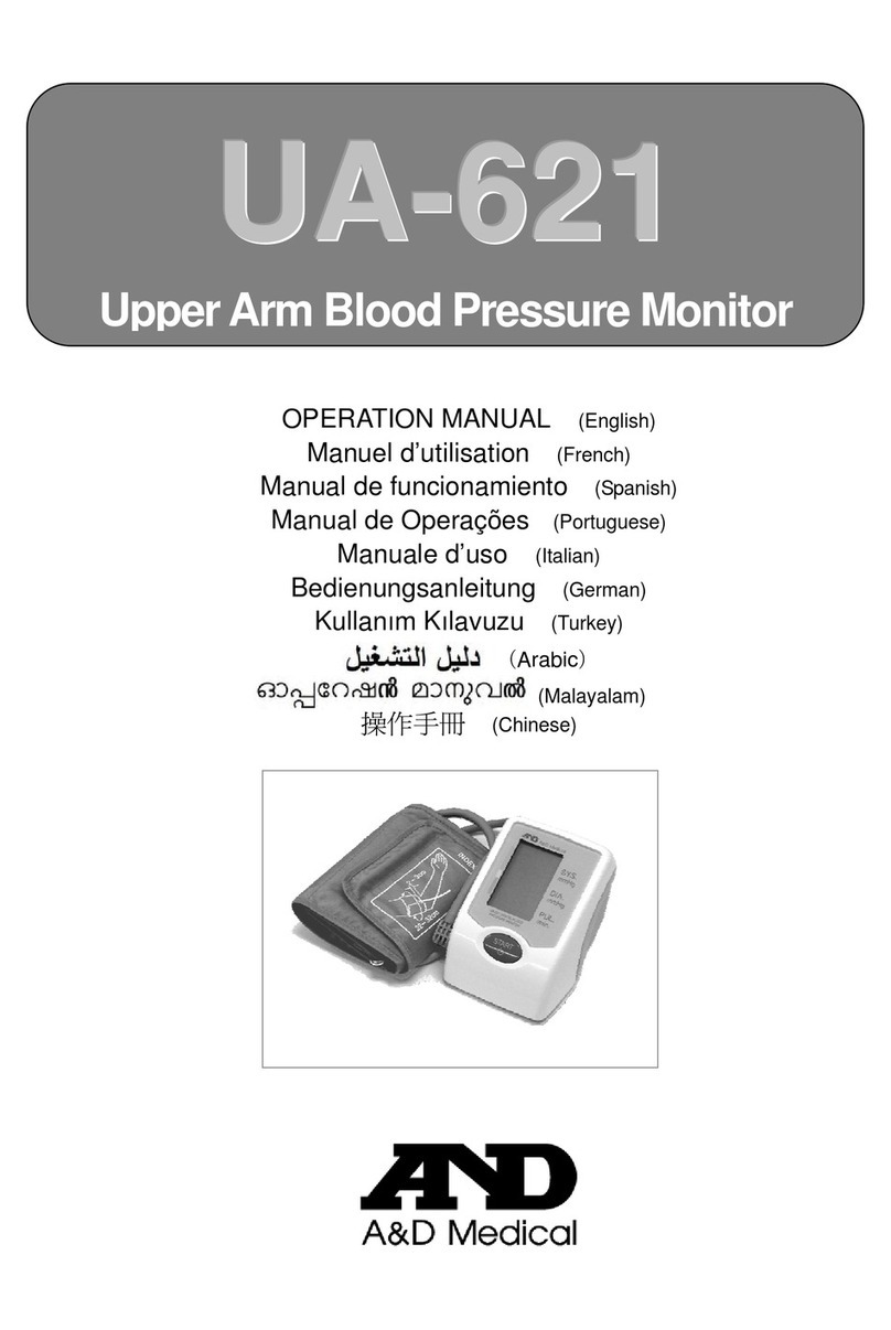 A&D UA-621 Operation manual
