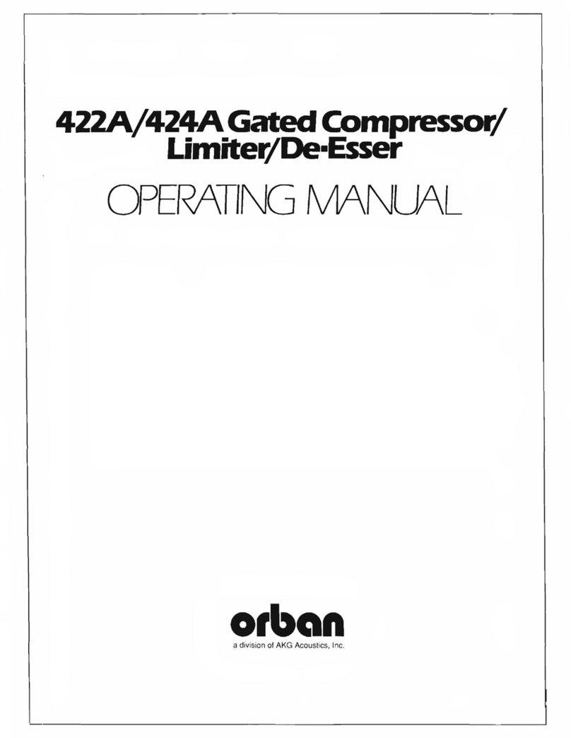 Orban 424A operating manual