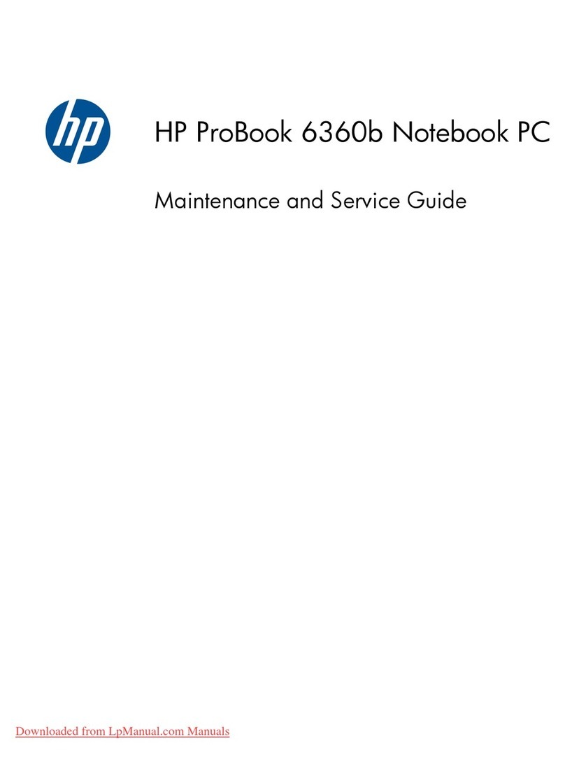 HP ProBook 6360b Manual
