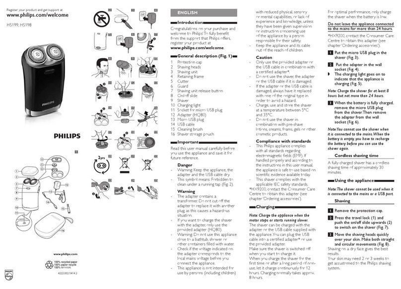 Philips HS199 User manual