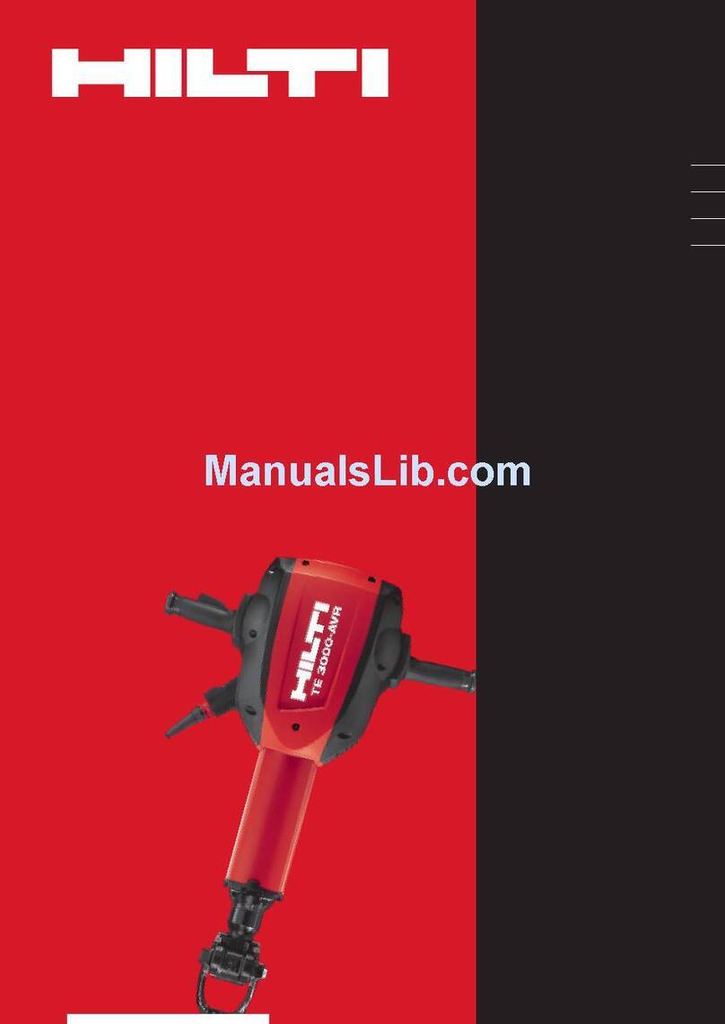 Hilti TE 3000-AVR operating instructions