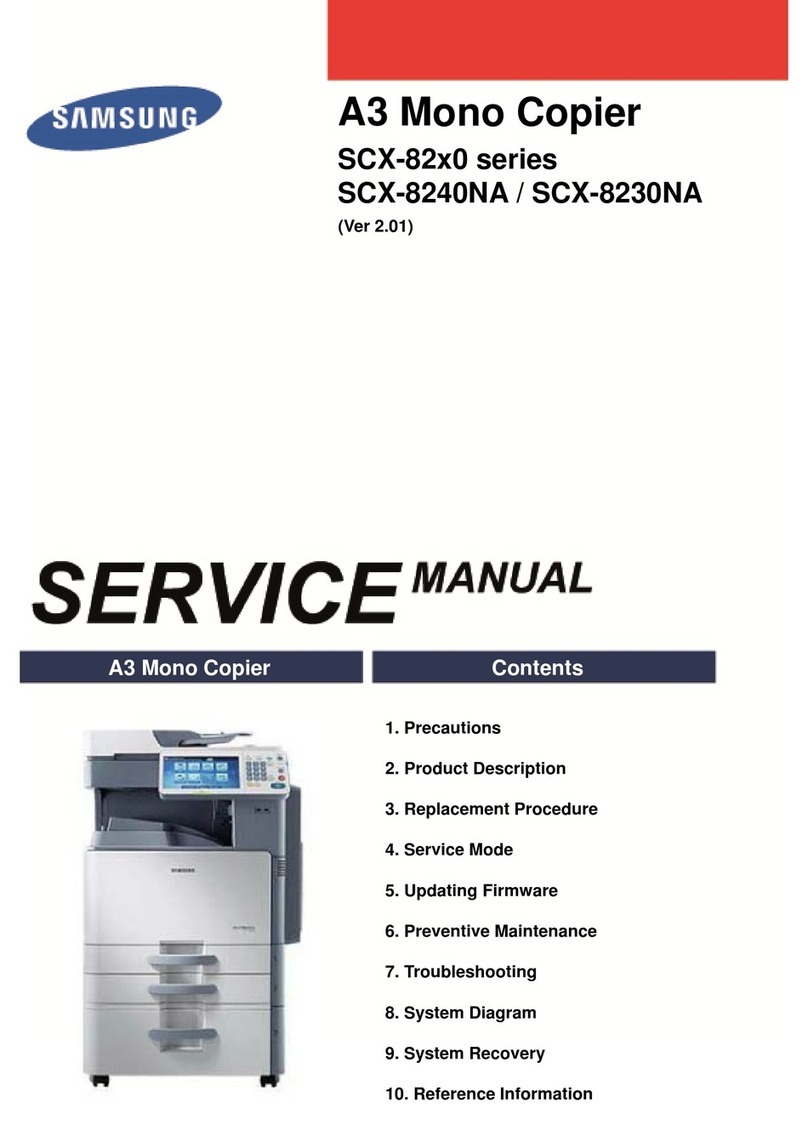 Samsung SCX-82x0 series Service manual