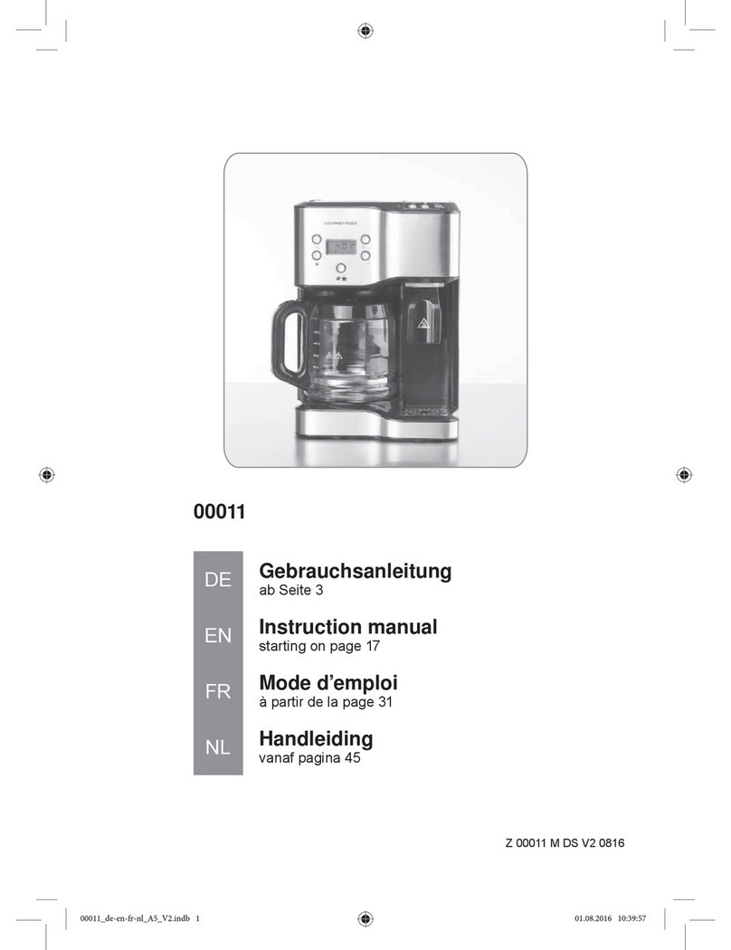 gourmetmaxx 00011 instruction manual