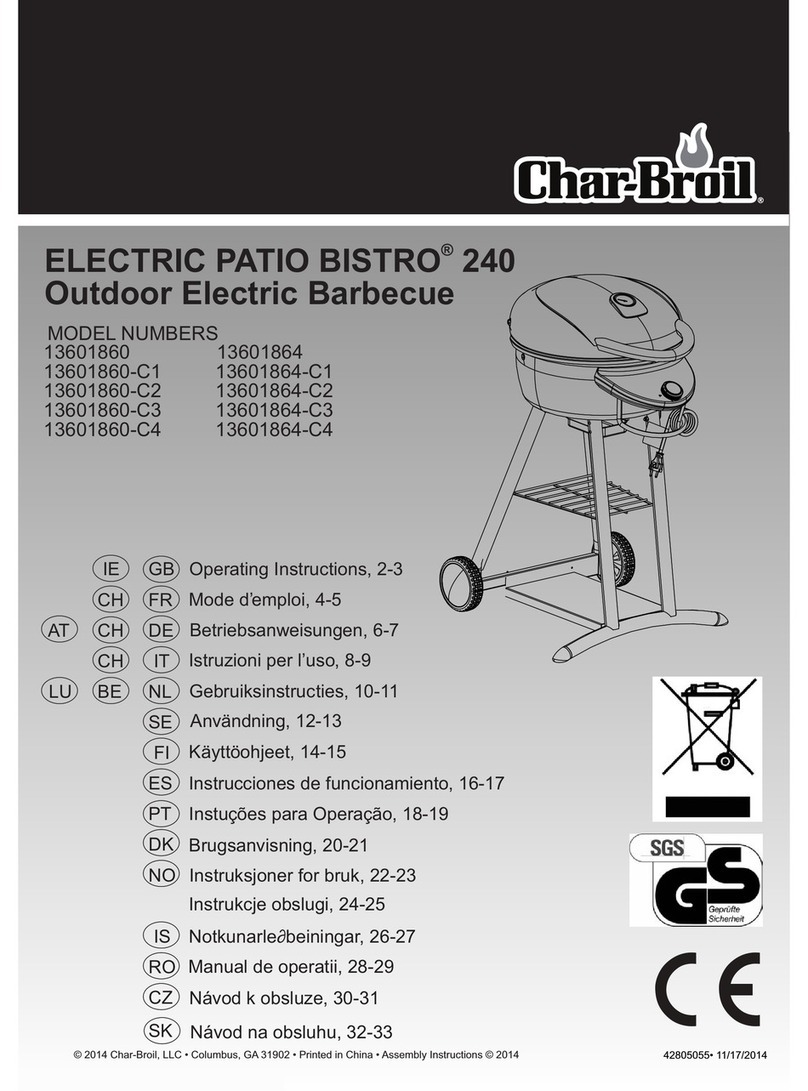 Char-Broil 13601860 User manual