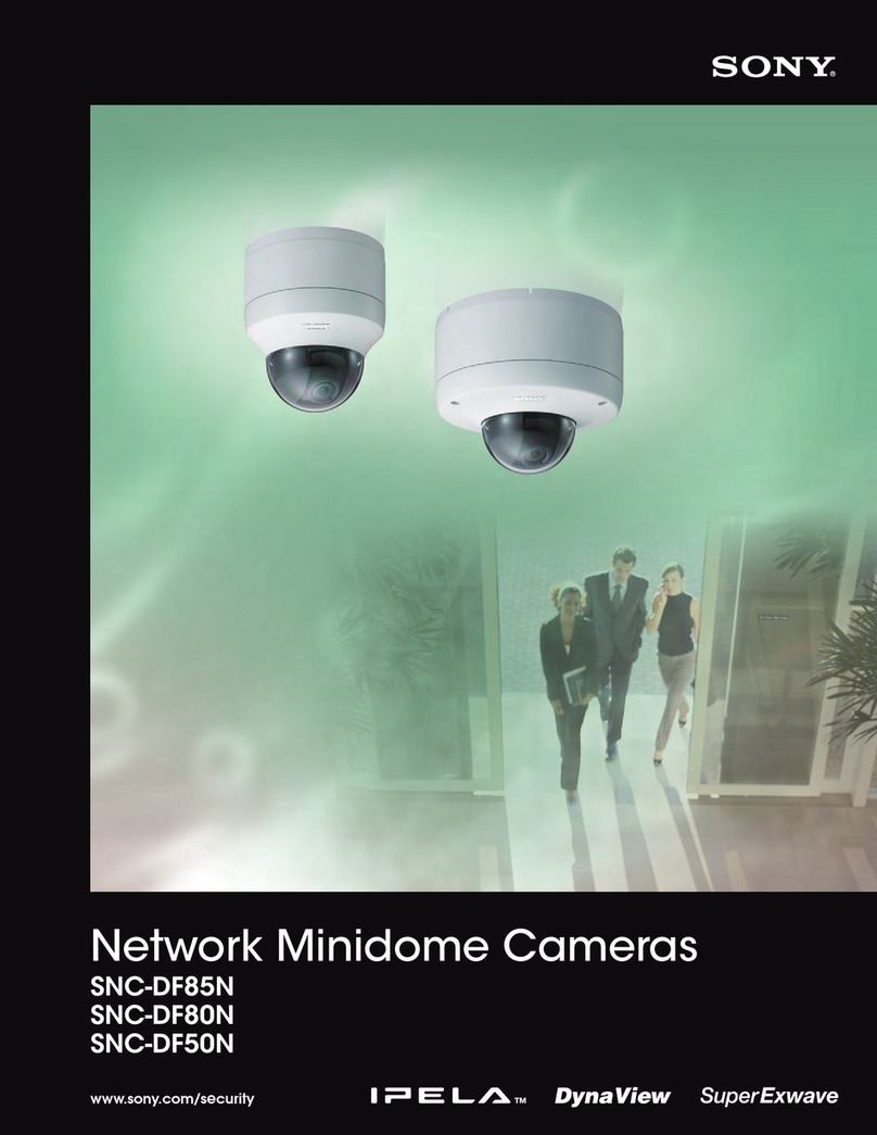 Sony SNC-DF85N - Network Camera manual