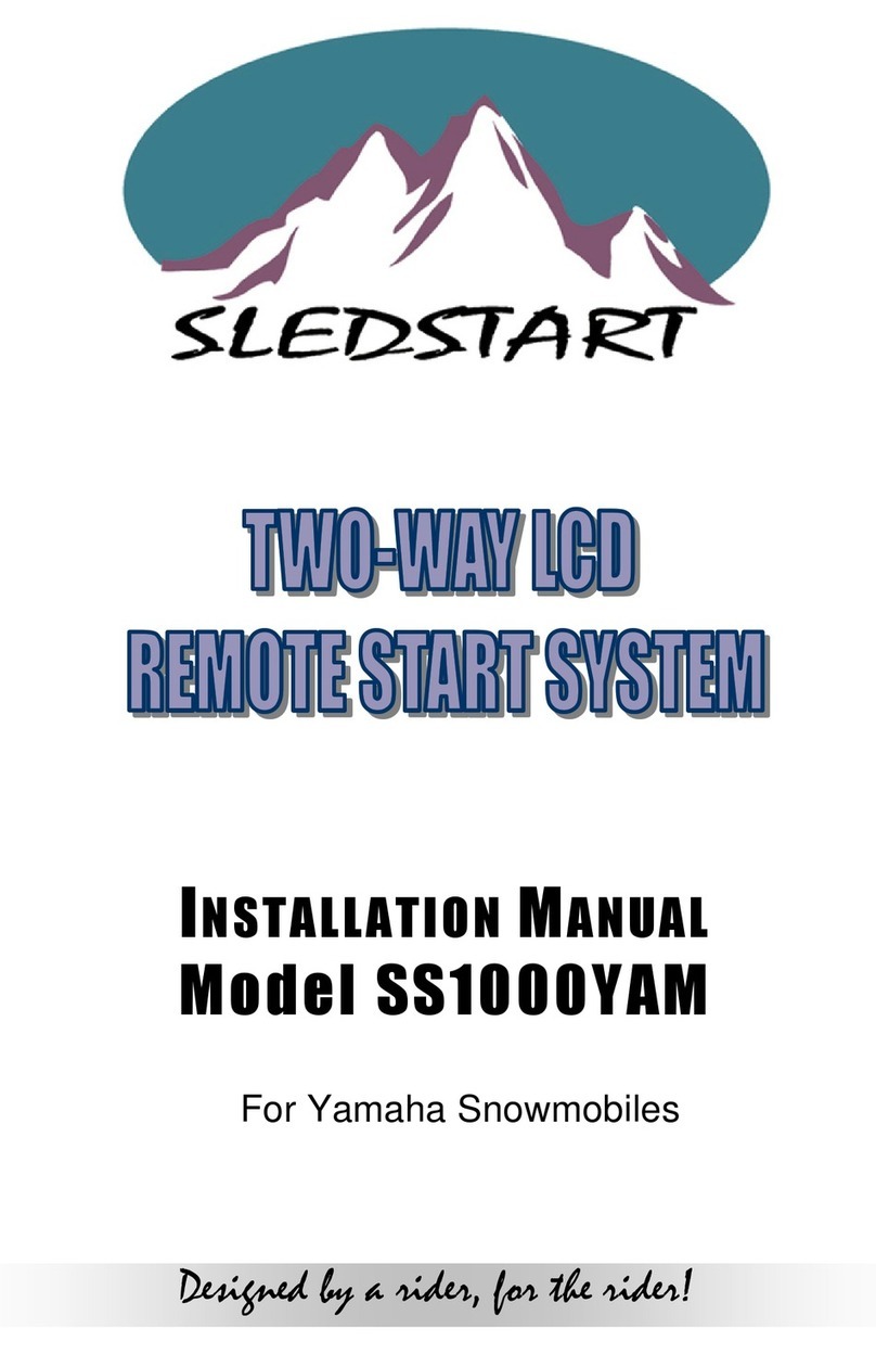 Sledstart SS1000YAM User manual
