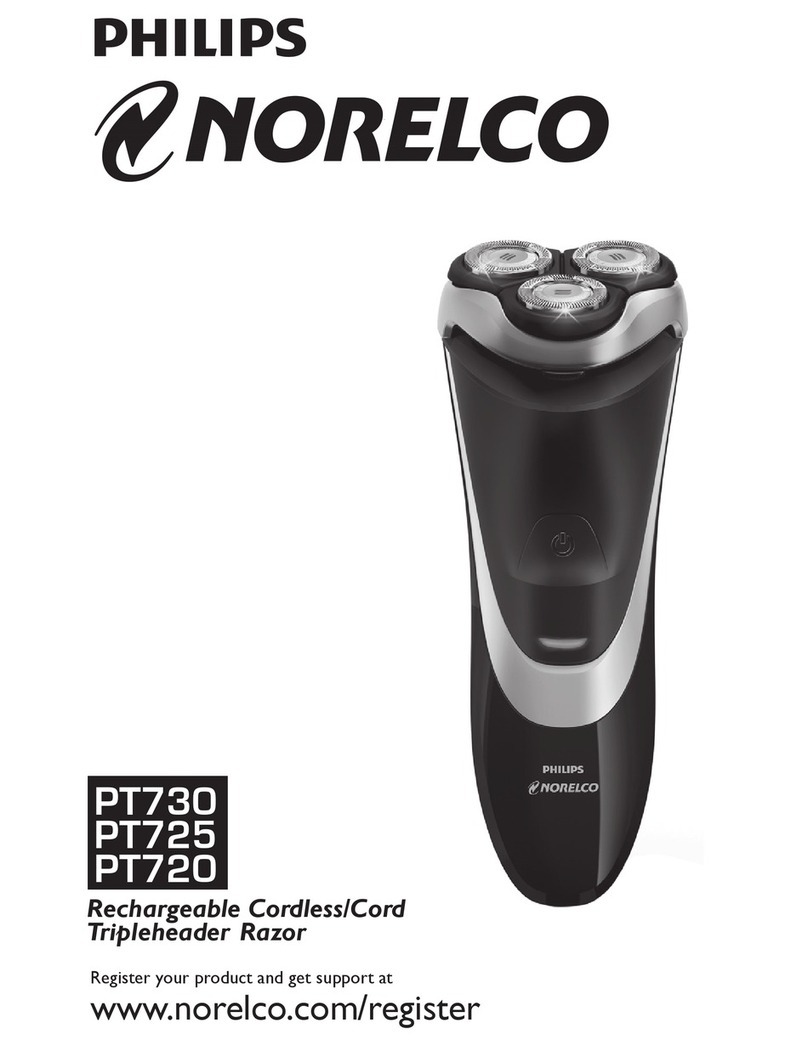 Norelco PT730 instruction manual