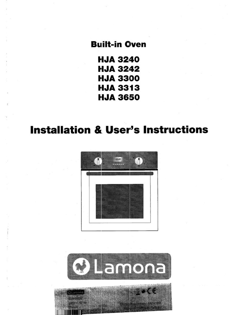 Lamona HJA 3240 Installation & user's instructions