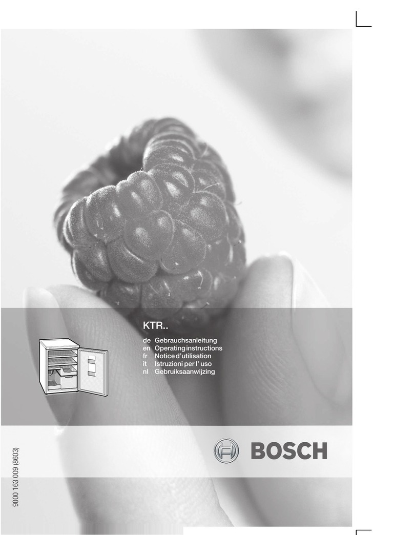 Bosch KTR SERIES User manual