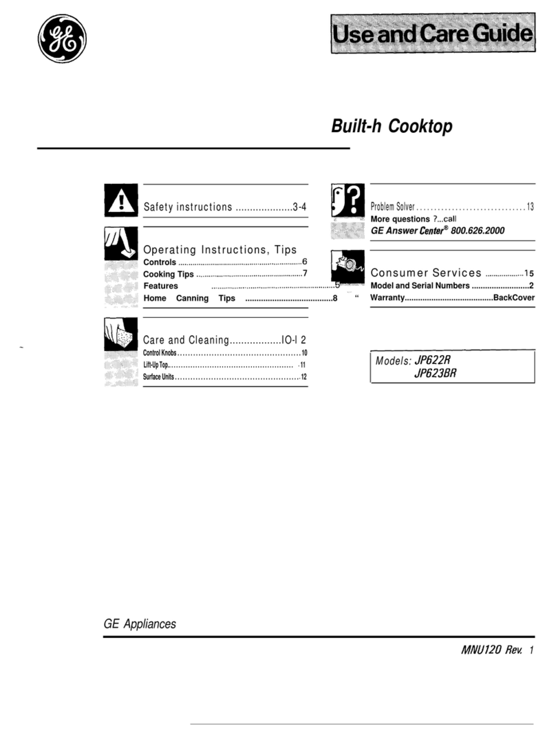 GE MNU720 User manual