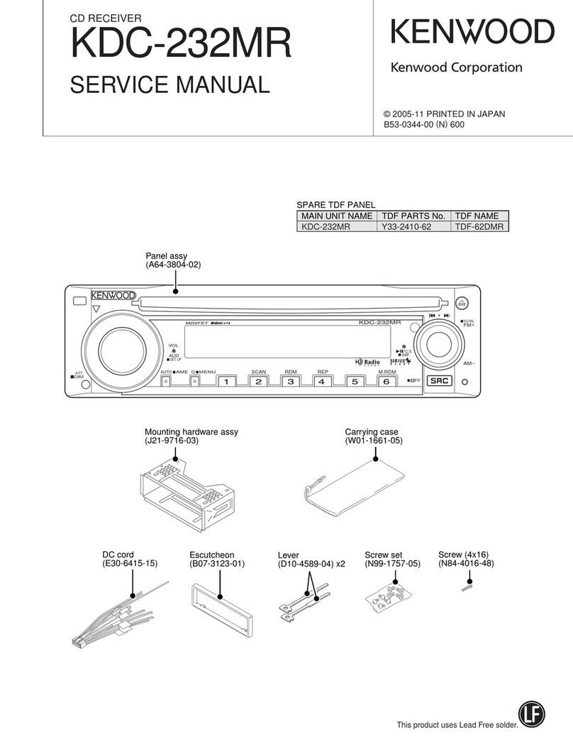 Kenwood KDC-232MR User manual