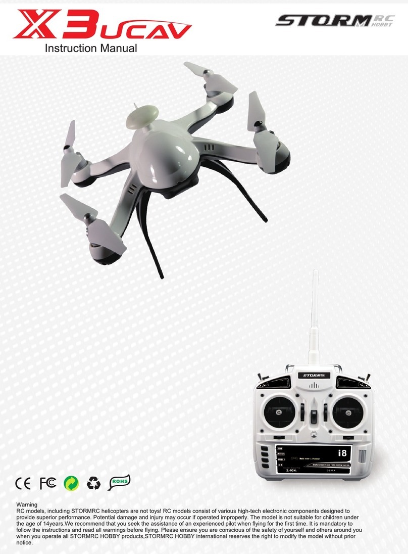 Storm RC X3UCAV instruction manual